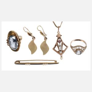 Konvolut Goldschmuck