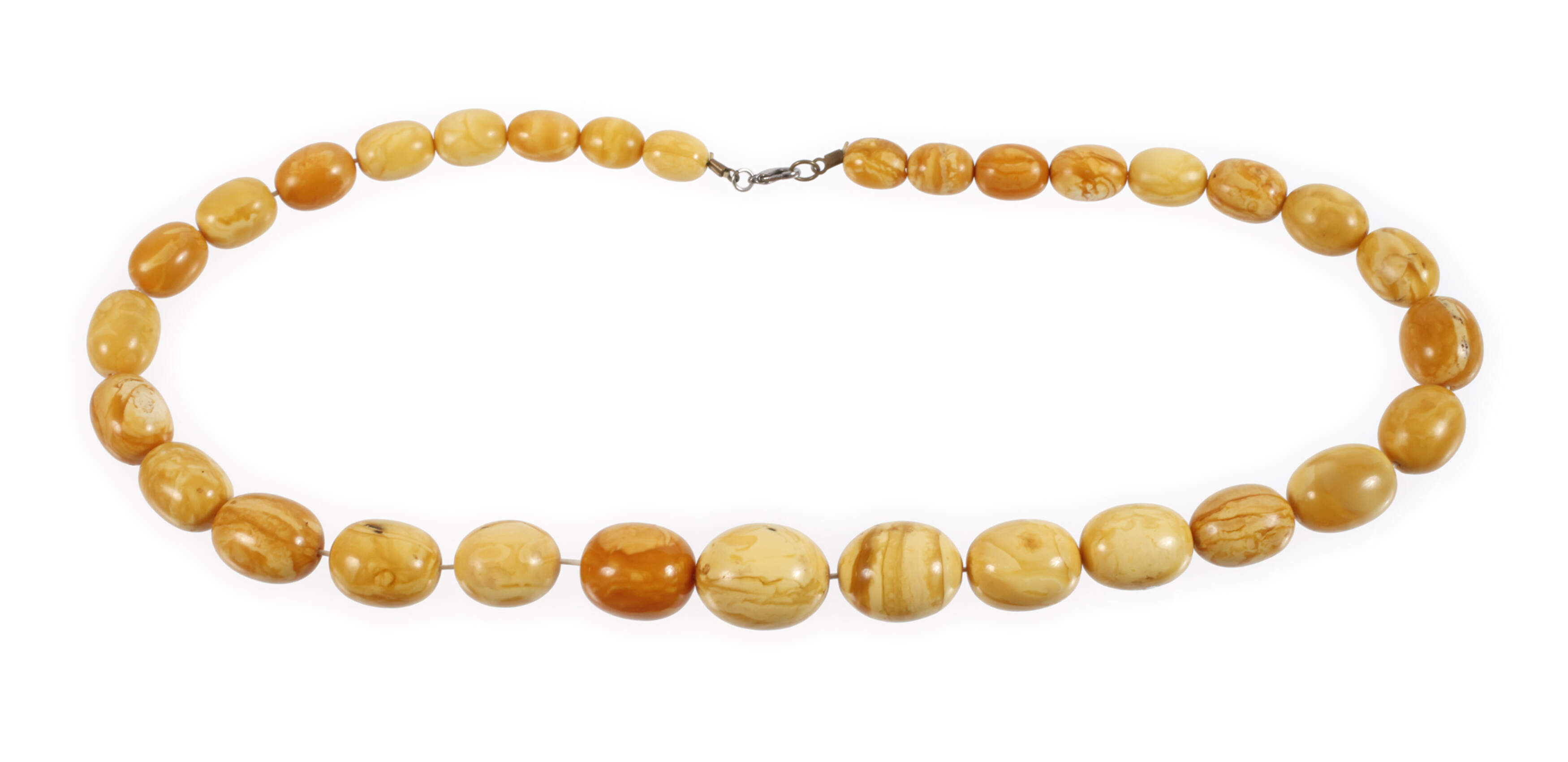 Großes Collier Bernstein Butterscotch