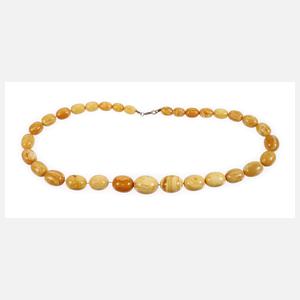 Großes Collier Bernstein Butterscotch