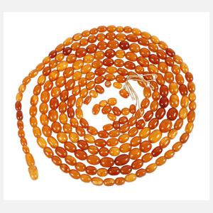 Lange Bernsteinkette Butterscotch