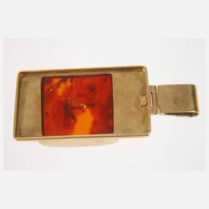 Großer Bernsteinanhänger