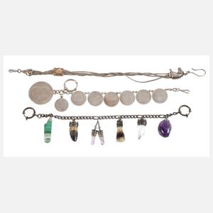 Drei Teile Trachtenschmuck