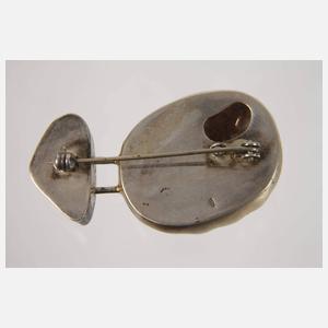 Designbrosche mit Edelopal
