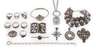 Umfangreiches Konvolut Silberschmuck
