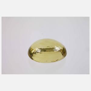 Facettierter Lemoncitrin von ca. 92 ct