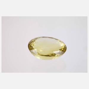 Facettierter Lemoncitrin von ca. 92 ct