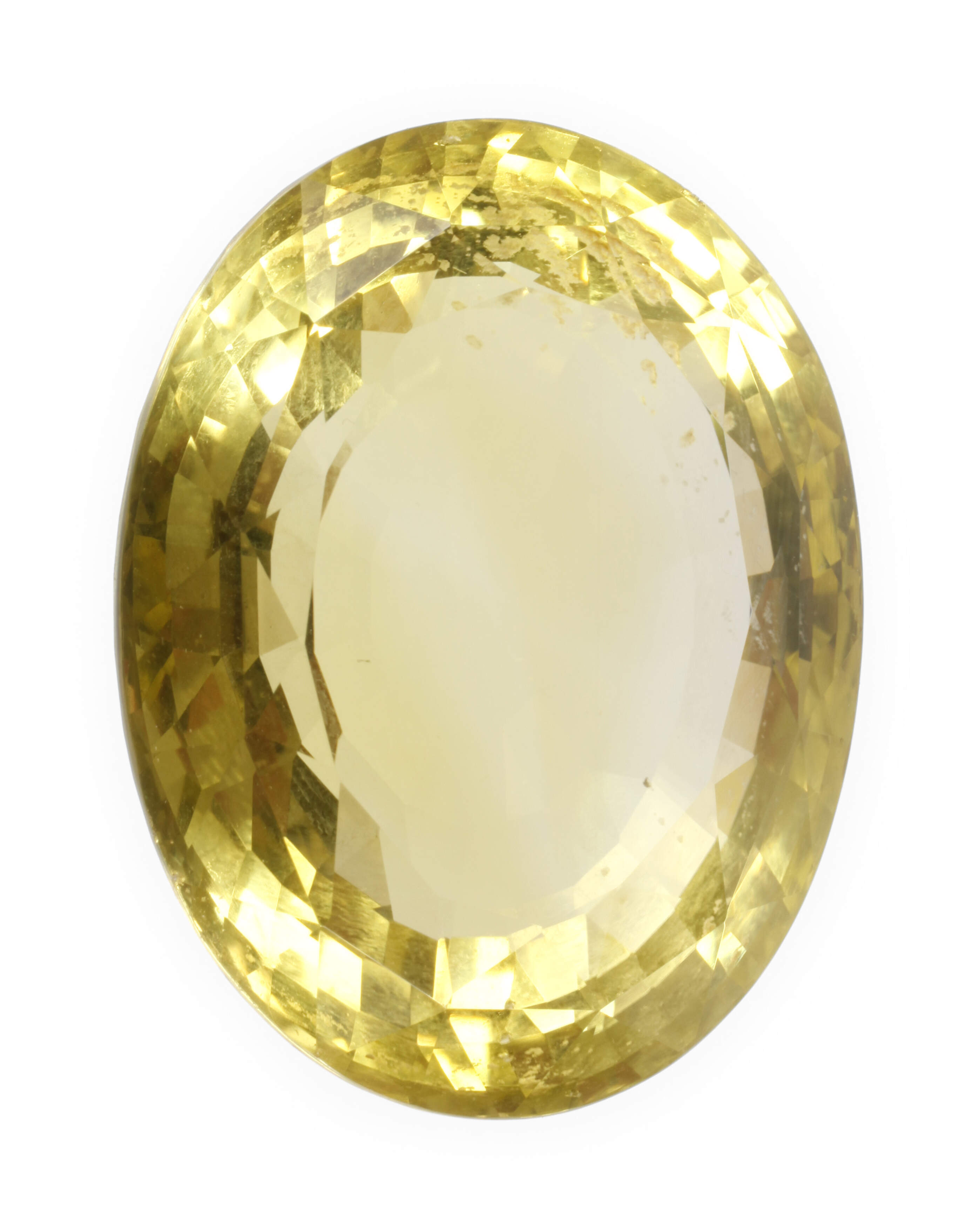 Facettierter Lemoncitrin von ca. 92 ct