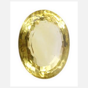 Facettierter Lemoncitrin von ca. 92 ct