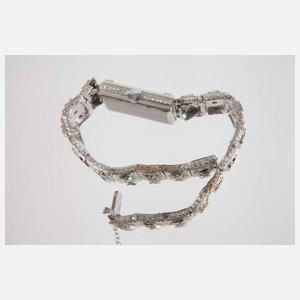 Tiffany, Damenarmbanduhr mit Steinbesatz