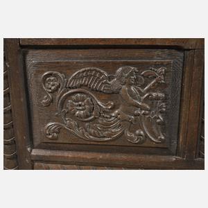 Flachdeckeltruhe barock