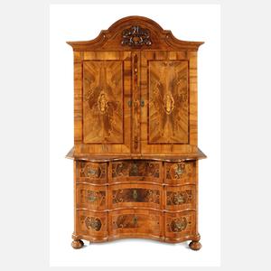 Kommodenaufsatzschrank barock