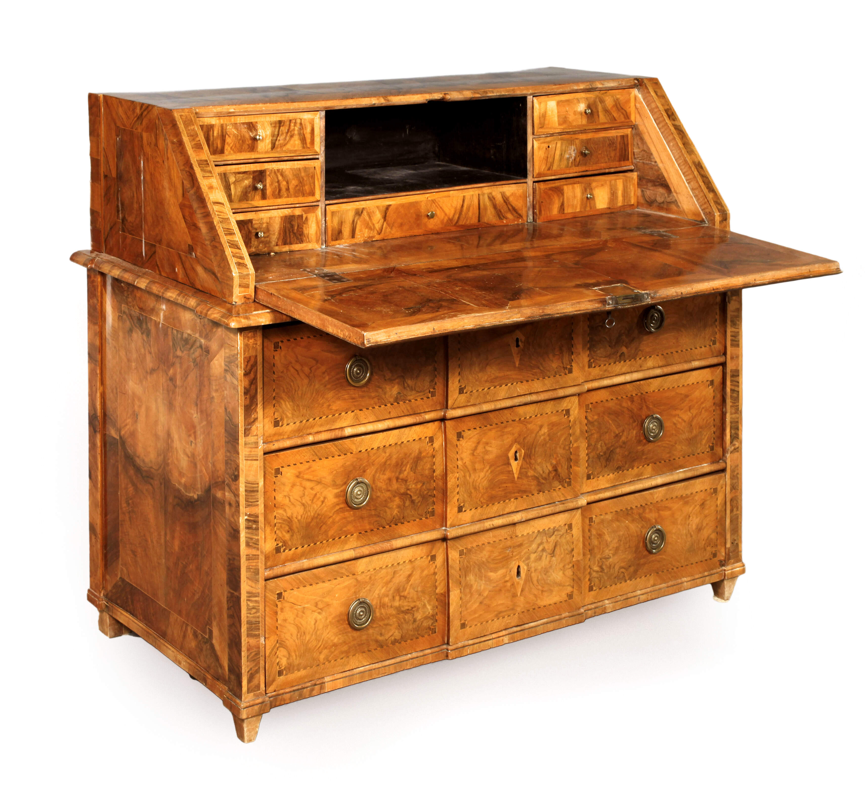 Schrägklappensekretär Louis-Seize