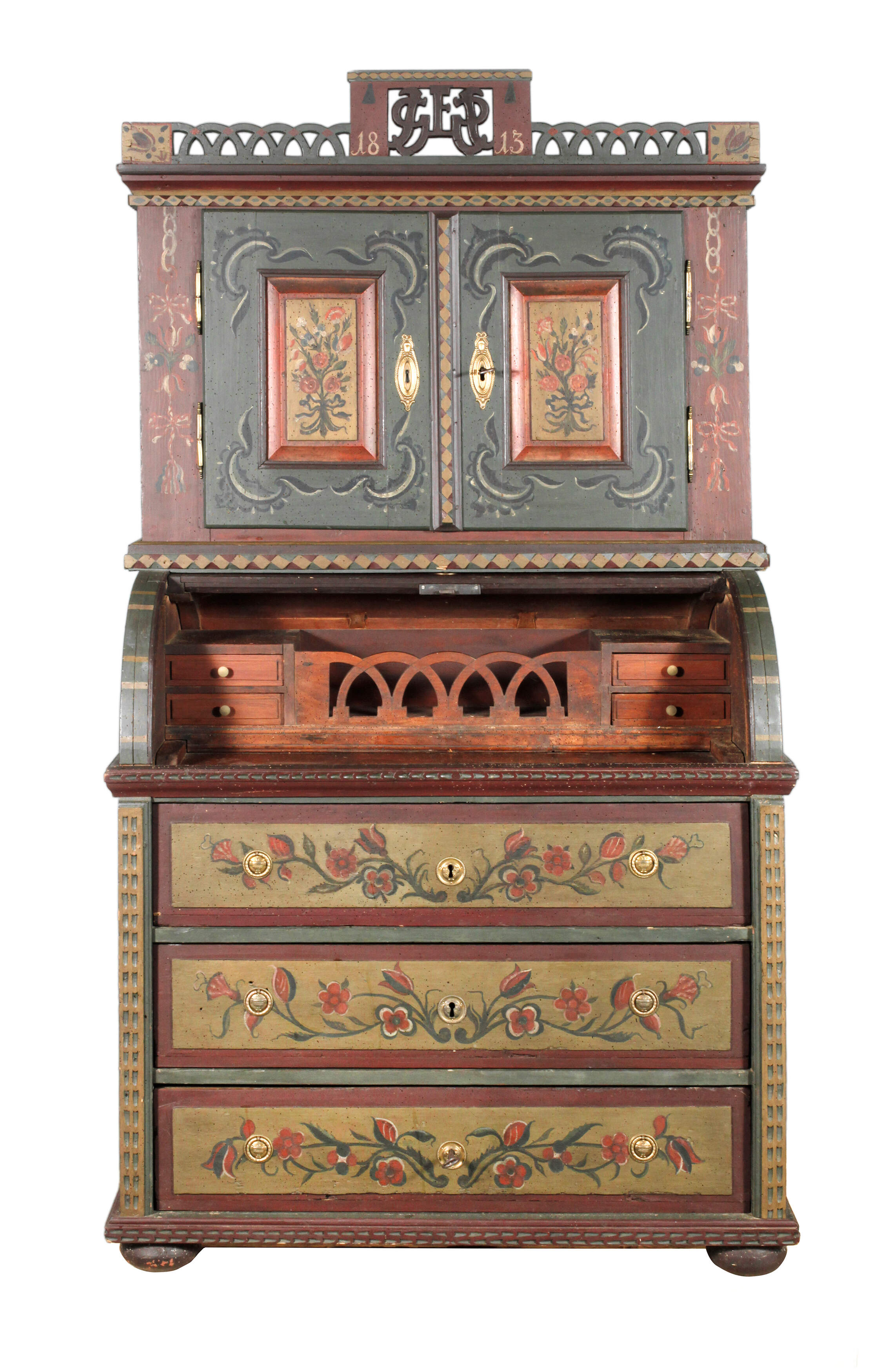 Bäuerliche Aufsatzkommode