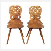 Paar Brettstühle111