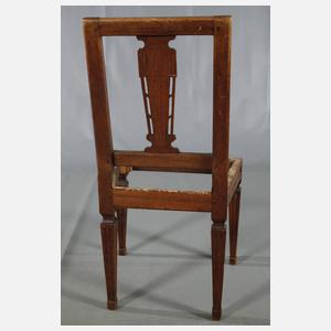 Vier Stühle Louis-Seize