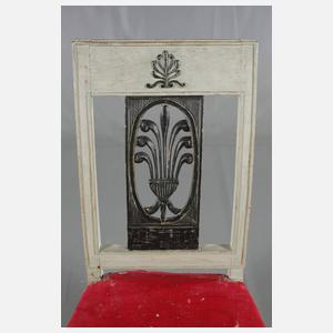 Paar Chauffeusen Directoire