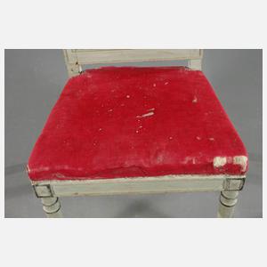 Paar Chauffeusen Directoire