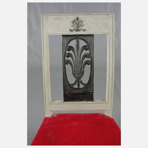 Paar Chauffeusen Directoire