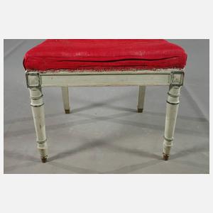 Paar Chauffeusen Directoire