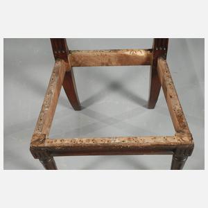 Satz von sechs klassizistischen Stühlen