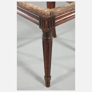 Satz von sechs klassizistischen Stühlen