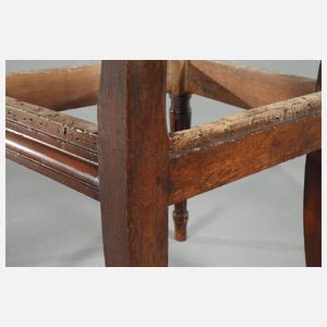 Satz von sechs klassizistischen Stühlen