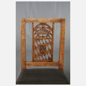 Satz von vier klassizistischen Stühlen