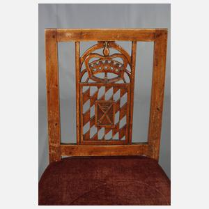 Satz von vier klassizistischen Stühlen