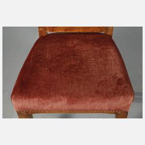 Satz von vier klassizistischen Stühlen