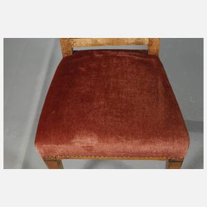 Satz von vier klassizistischen Stühlen