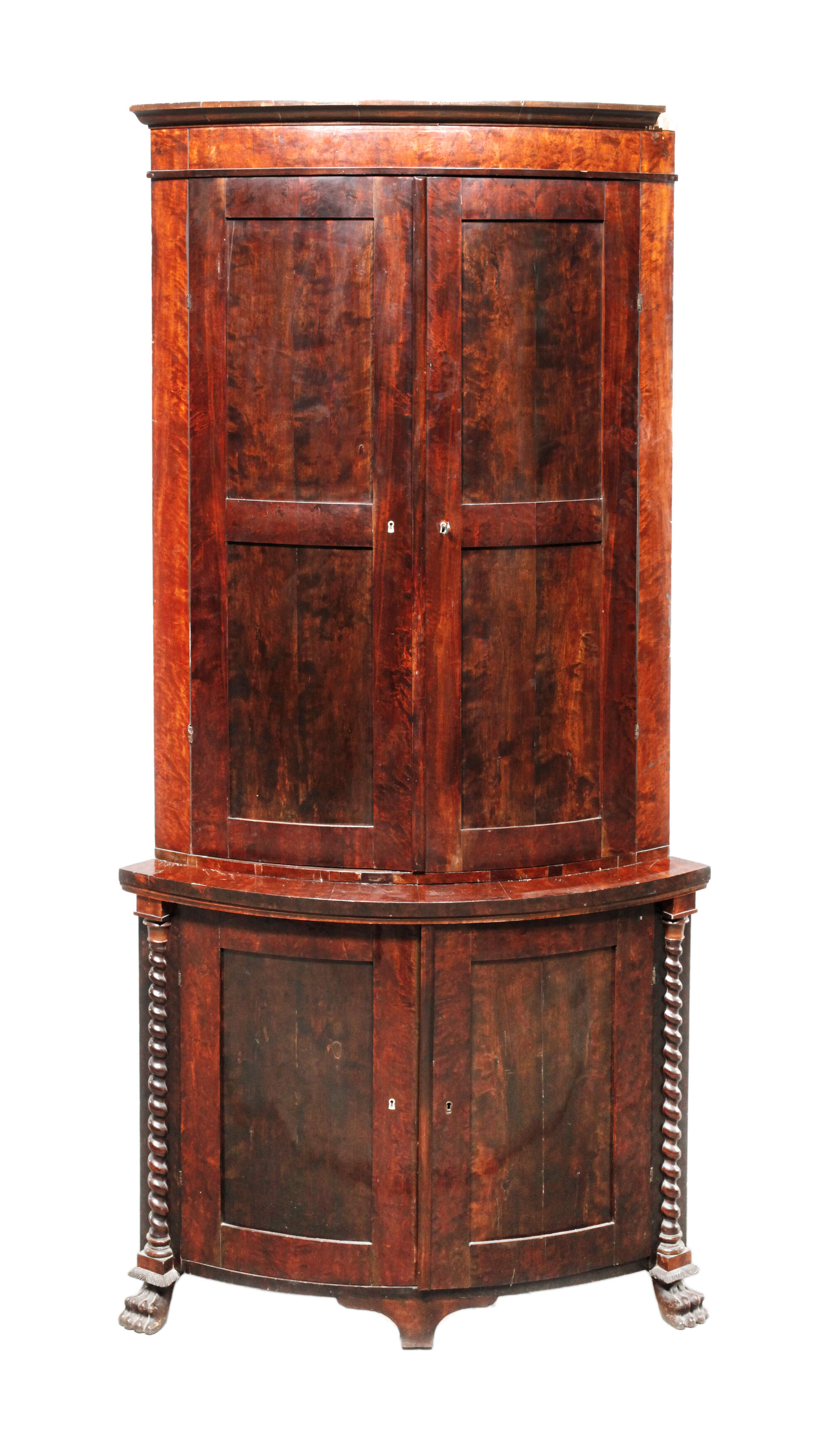 Eckschrank Biedermeier