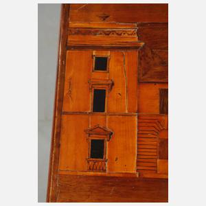 Beistelltisch mit Architekturszene