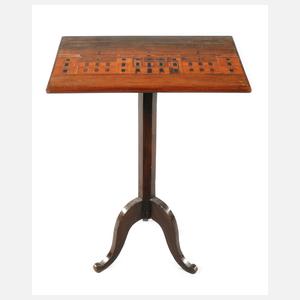 Beistelltisch mit Architekturszene