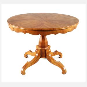 Runder Esstisch Spätbiedermeier