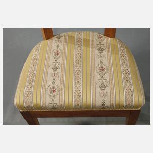 Satz von sechs Biedermeierstühlen