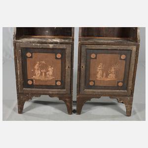 Paar Regency Bücherregale