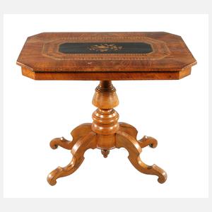 Intarsierter Beistelltisch