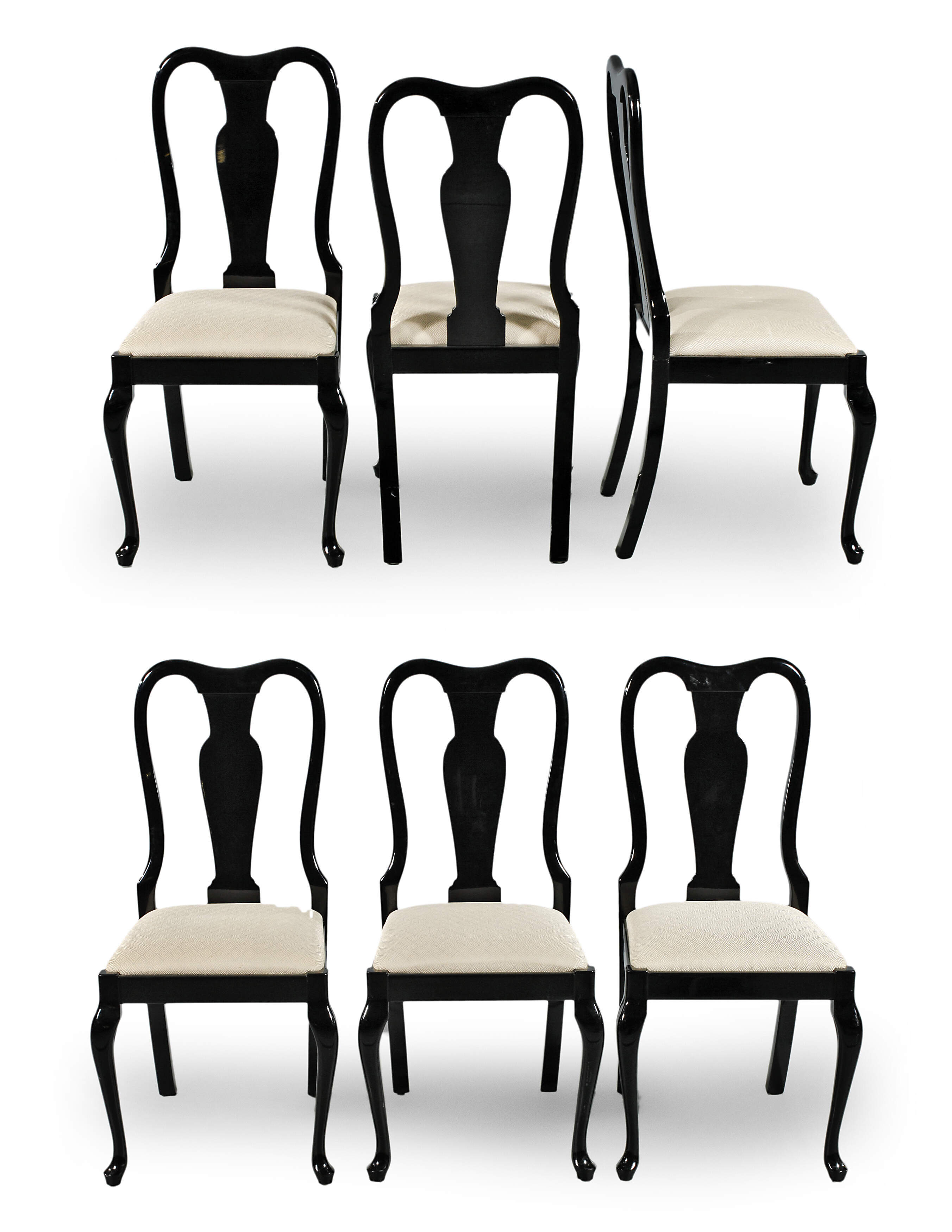 Sechs Stühle Neobarock