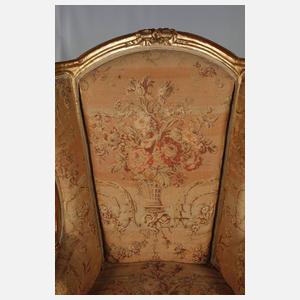 Ohrenbackensessel im Louis-seize-Stil