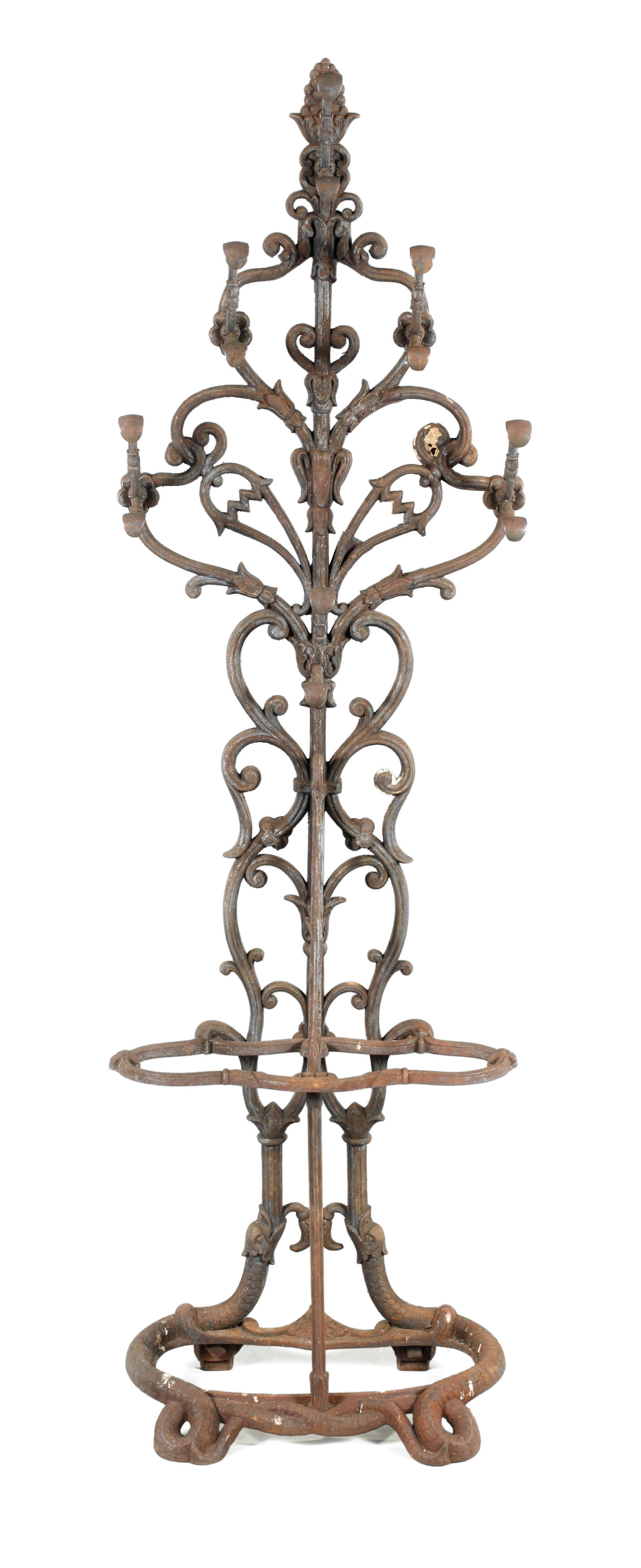 Standgarderobe Eisenguss