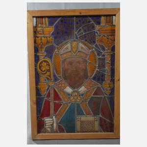 Zwei Bleiglasfenster