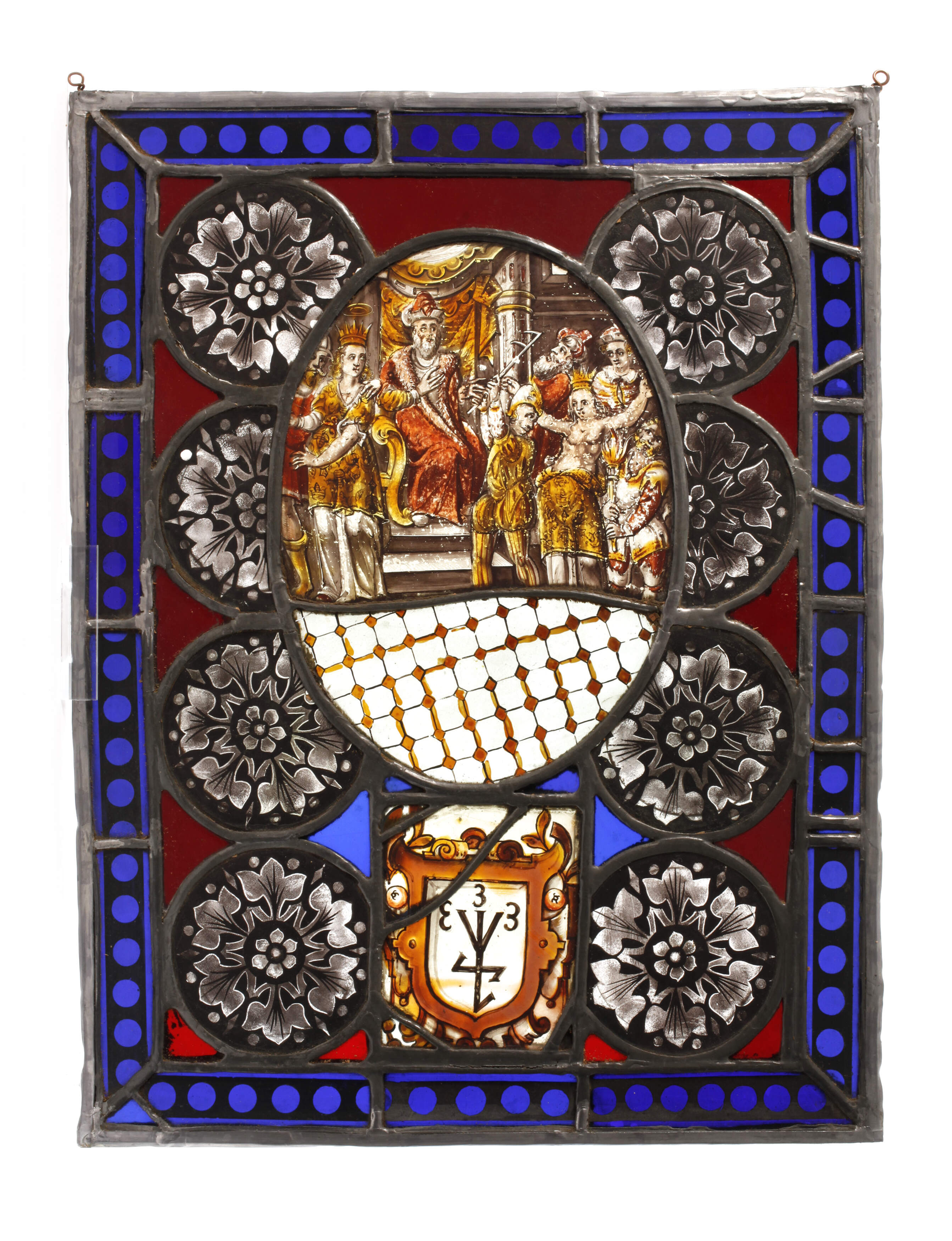 Historisches Bleiglasfenster