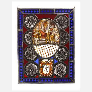 Historisches Bleiglasfenster