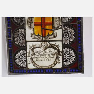 Historisches Bleiglasfenster