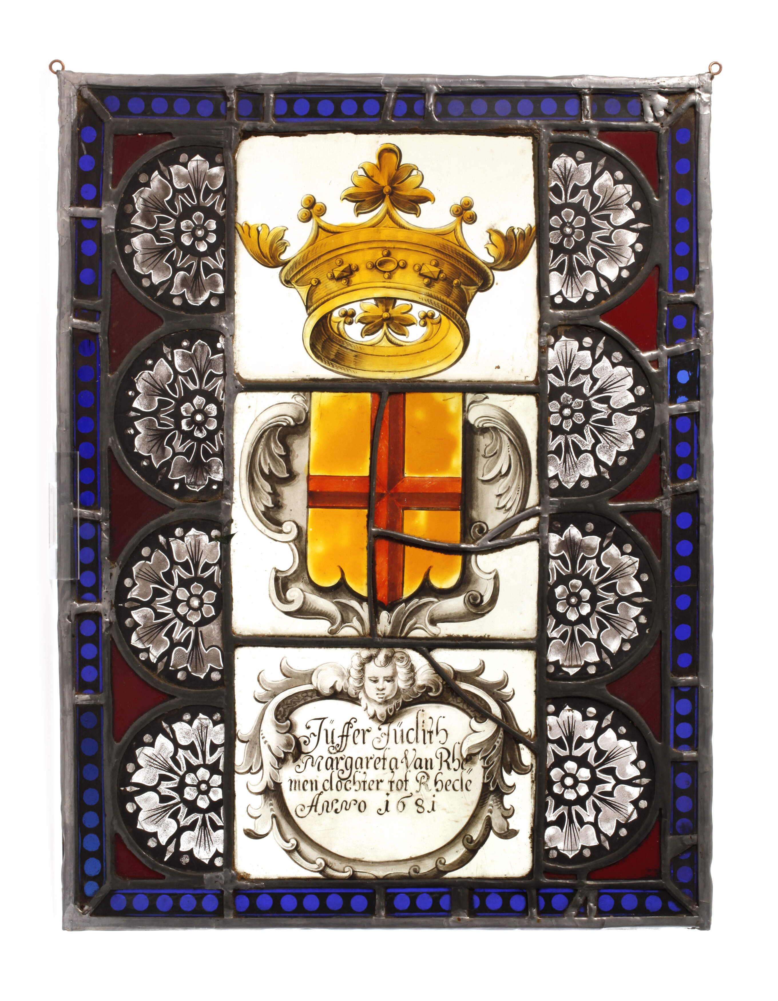 Historisches Bleiglasfenster