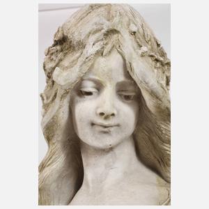 Gartenbüste Jugendstil