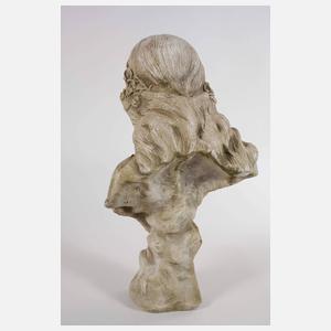 Gartenbüste Jugendstil