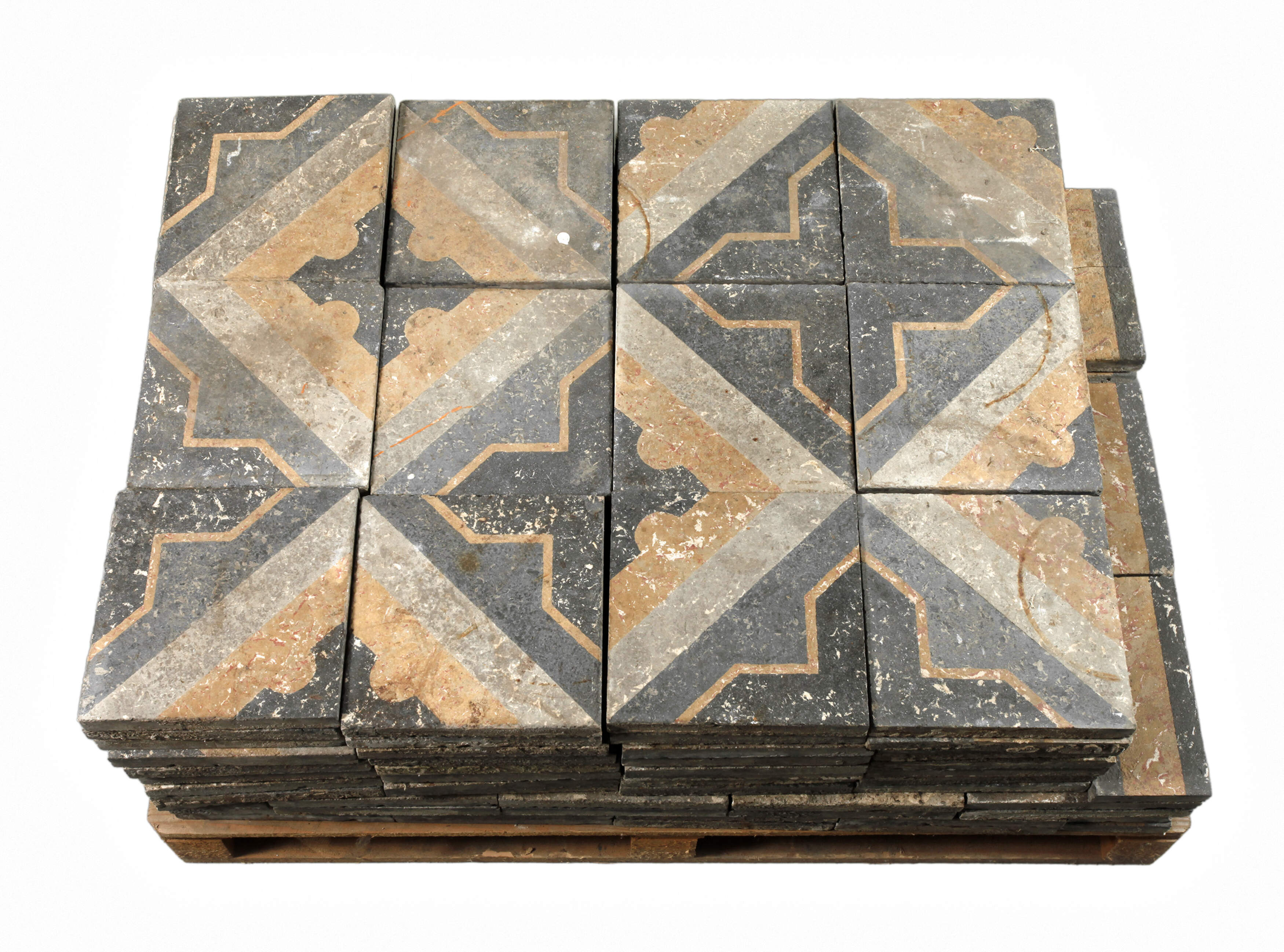 8 qm Bodenfliesen Historismus