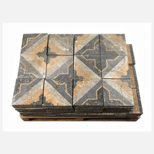 8 qm Bodenfliesen Historismus