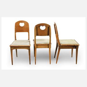 Drei Stühle Richard Riemerschmid